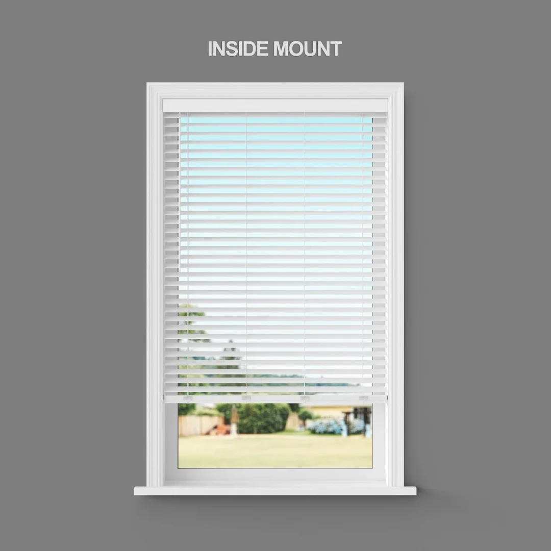 أفضل جودة رائجة البيع سهلة التركيب والتحكم في الضوء اللاسلكي آمنة للطفل ستائر خشبية مقاومة للماء للنوافذ #5