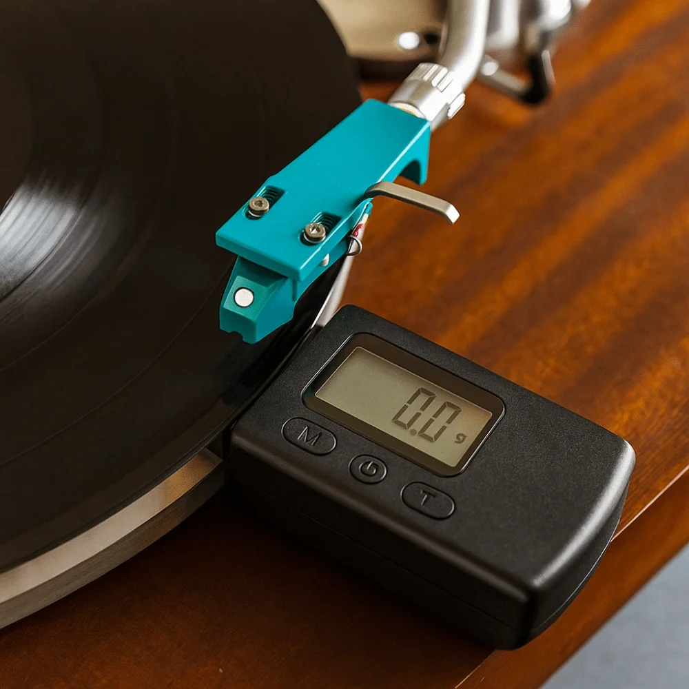 

High Precise Digital Turntable Stylus Force Scale Portable Backlight Phonograph Needle Pressure Gauge 0.01g Accuracy Black Glue