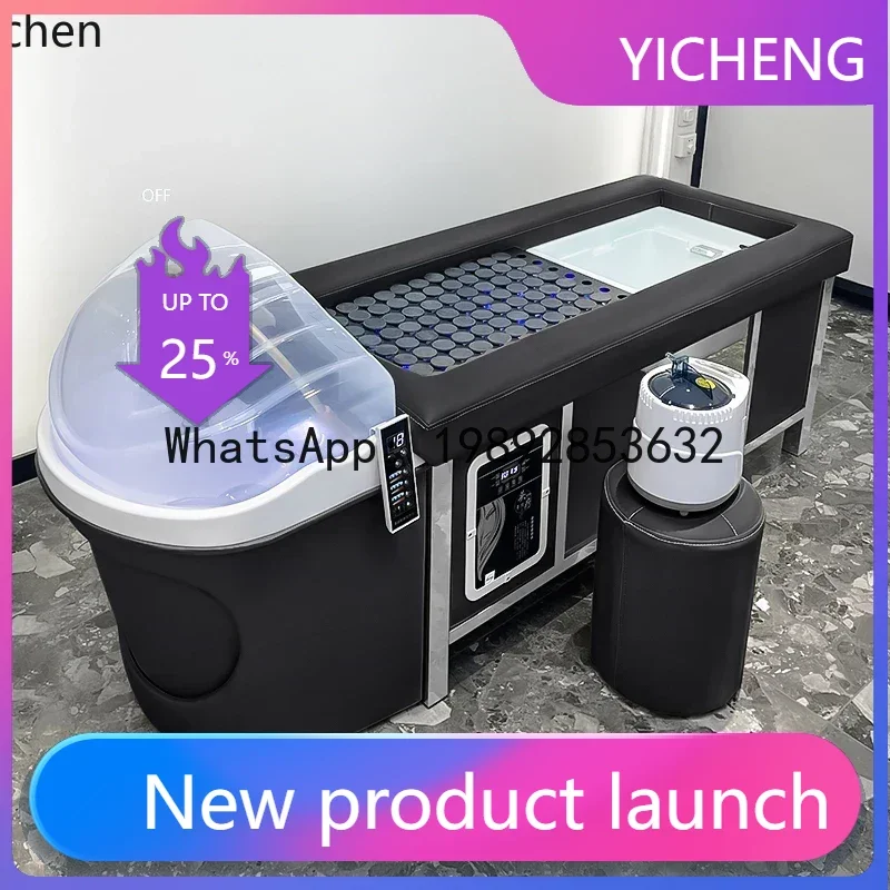 

MR water circulation shampoo bed foot therapy beauty salon special fumigation bed hair salon flush bed