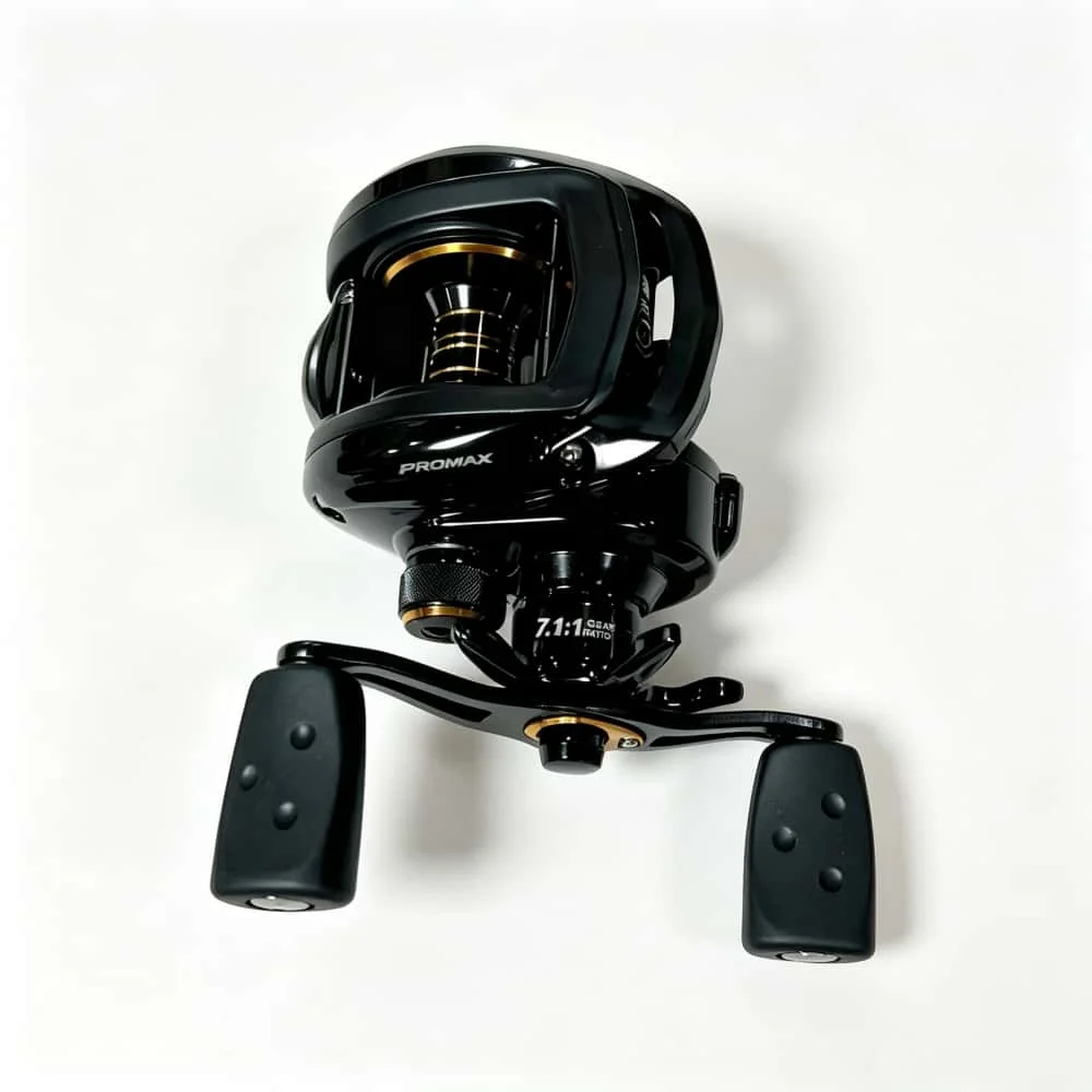 Heiß begehrte ABU GARCIA PROMAX3 Baitcasting-Angelrollen mit 7+1 Edelstahlkugellagern, 7.1:1 Hochgeschwindigkeitsverhältnis, 8 kg maximale Bremskraft. – Detail 19