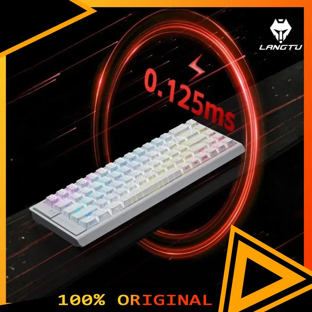 

LANGTU MC68 Magnetic Switch Mechanical Keyboard Hot Swap Low Delay Custom Wired Gaming Keyboard PC E-Sports Accessories Gifts