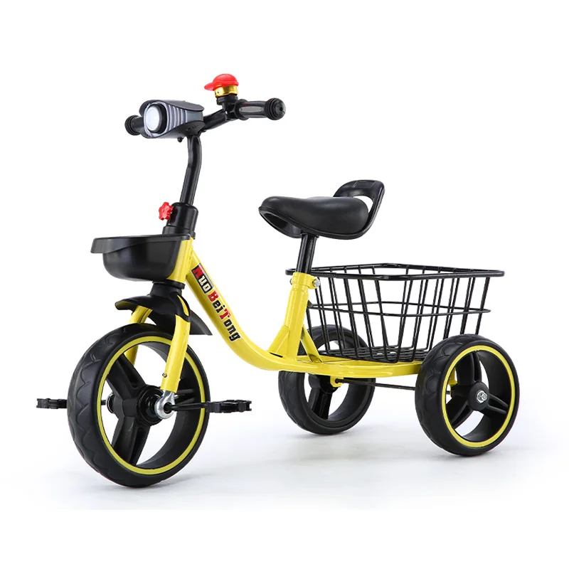 Children's Tricycle Bicycle 2-3-4-5-6 Years Old Children's Baby Plus Large With Bucket Music Pedal Bicycle view 5