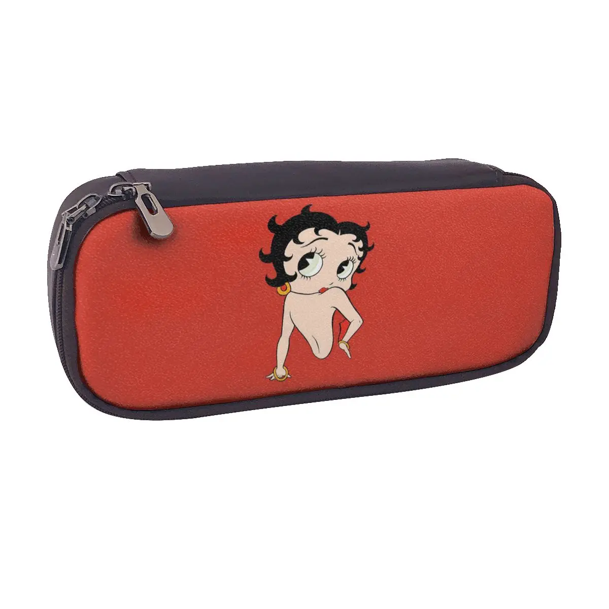 

Кожаный пенал с рисунком девушки Bettys для детей, подарки, коробка для ручек, сумка для карандашей, канцелярские принадлежности