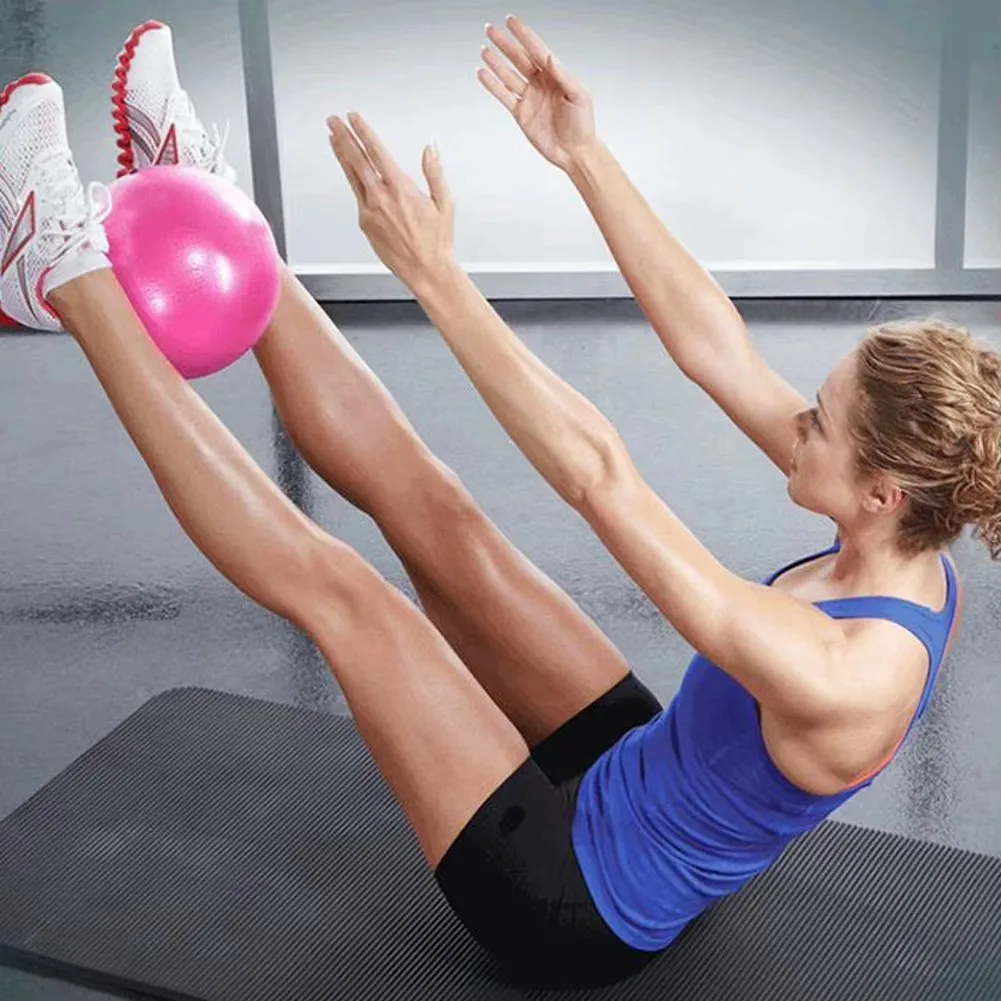 25CM New Yoga Pilates Ball Exercise Gymnastic Fitness Balance Gym Core Indoor Training Mini Balls Small Therapy Improves image 4