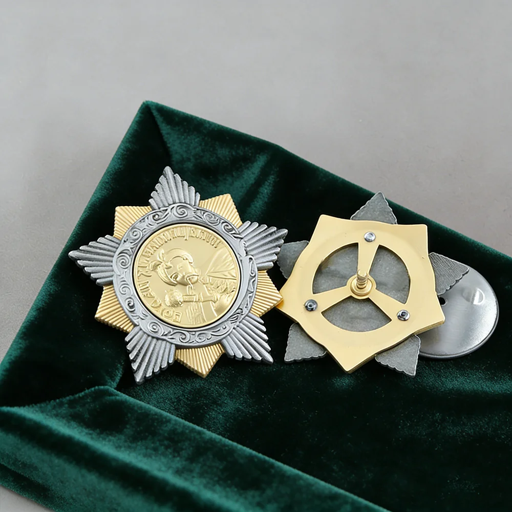 Vintage Collectible Accessories - Soviet First Class Bogdan Khmelnitsky Medal