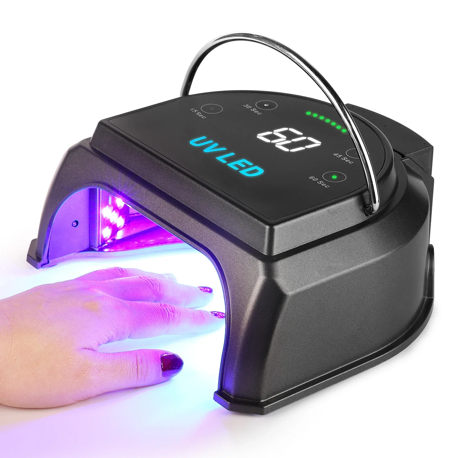 Amaon Hot Sale Salon Nail Supplies Rechargeable UV LED Nail Lamp Nail Dryer