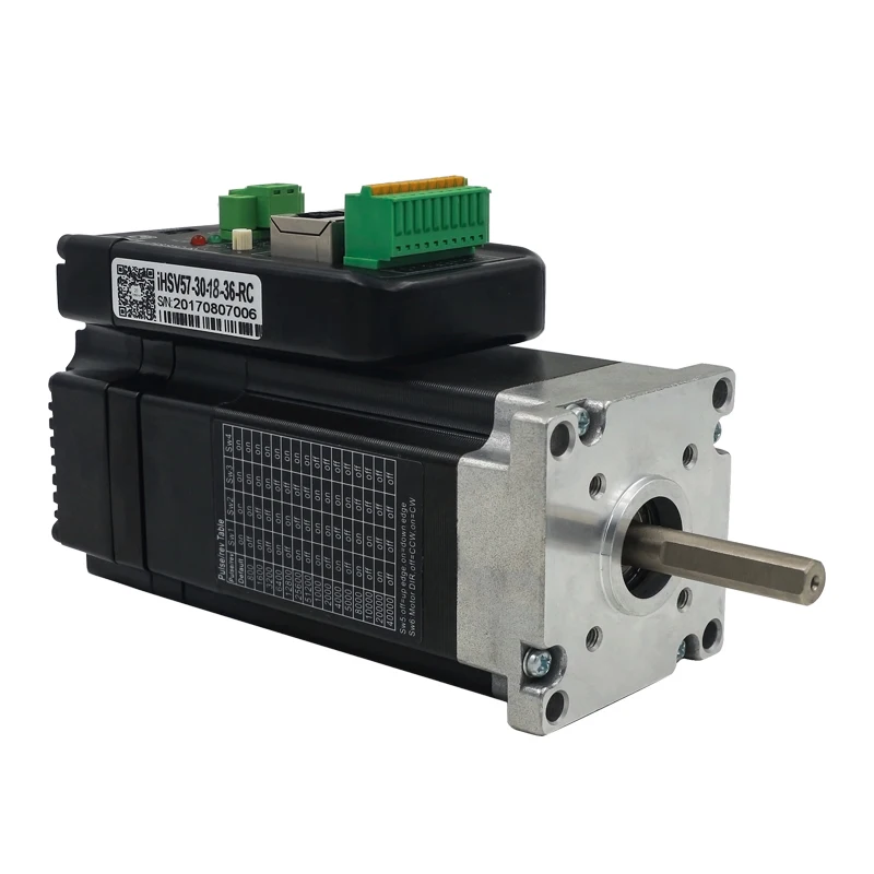 

Новая шина JMC CAN 485, связь 57, встроенный контроллер серводвигателя переменного тока, крутящий момент 0,6 Нм, 180 Вт, iHSV57-30-18-36-RC