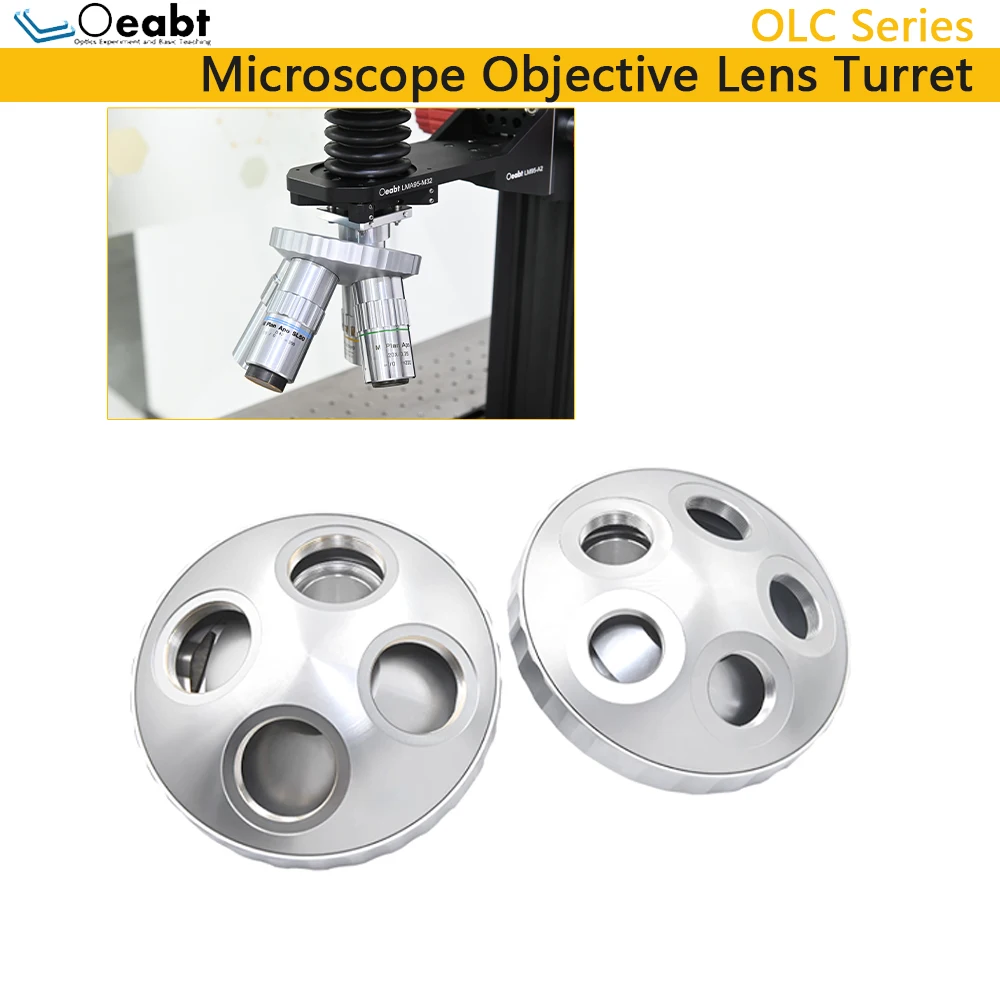 Tourelle d'objectif de Microscope série OLC, tourelle de Microscope RMS/M26, changeur d'objectif fileté Oeabt