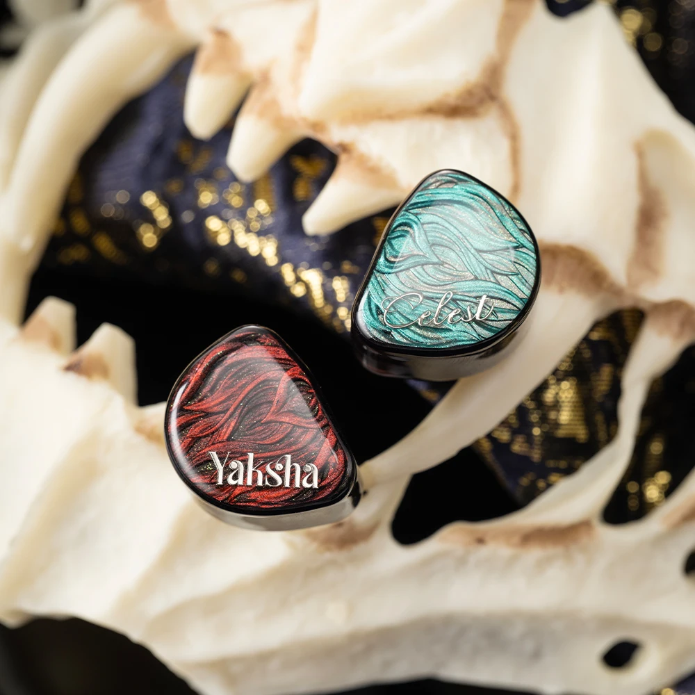 New Celest Yaksha Headphones 2DD+1BA+1MPD Hybrid Drivers Monitor Earphones IEMs With 6N OCC Silver+OCC HiFi Headset Cable image 2