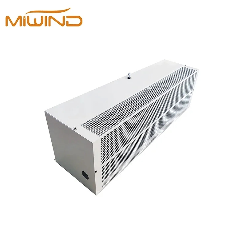 Water Source Evaporator Fan Coil Hot Water Heated Air Curtain Machine For Door