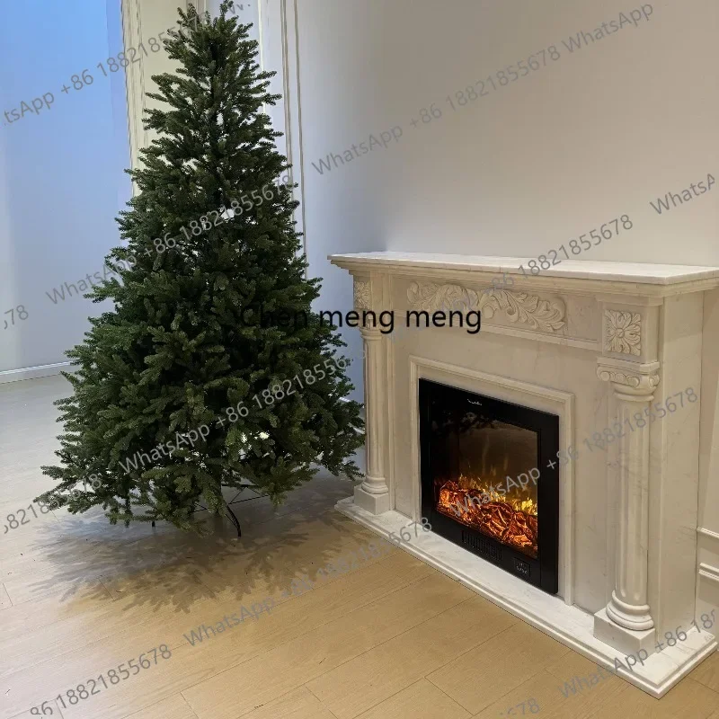 

E182 American Fireplace Decorative Cabinet French Electric Fireplace Simulation Fire Heating Furnace Villa