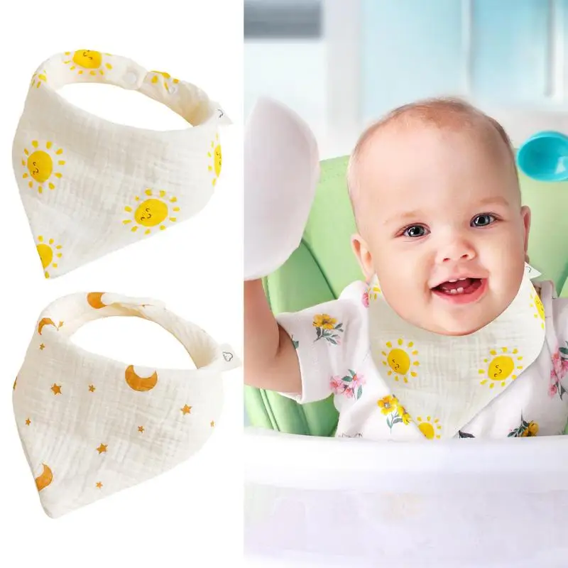 

Baby Bibs Drooling Bibs For Baby Boy Toddler Neckerchief Burp Cloths Unisex Bandana Teething Accessories Drooling Fabric For