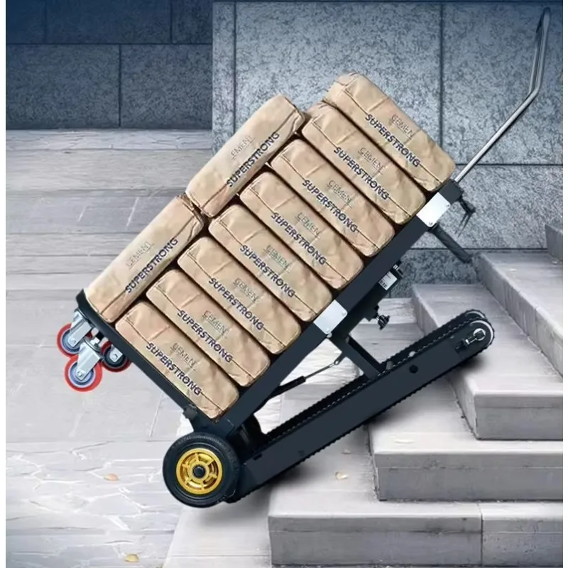 Portable Stair Lift Platform Electric Stair Climbing Trolley for Heavy Things