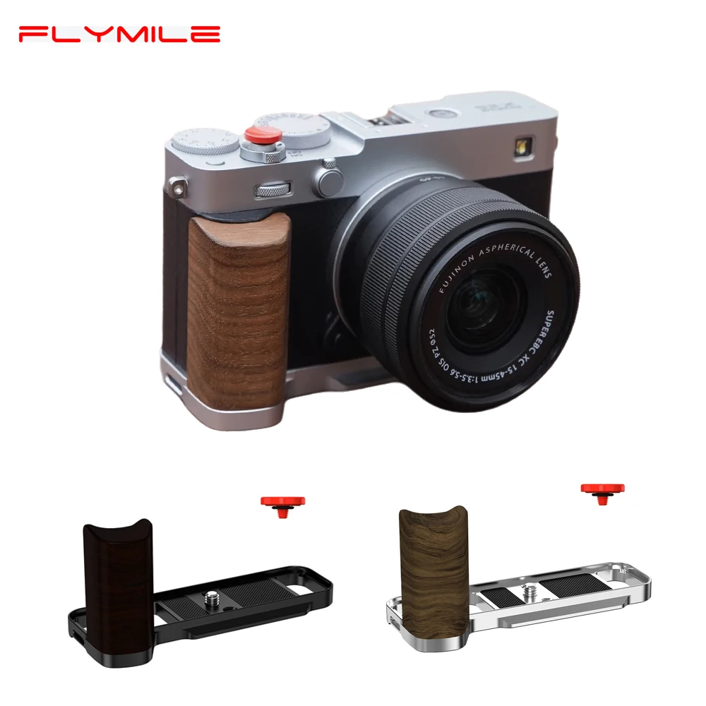 

Ручка камеры Flymile/L-кронштейн для беззеркальной камеры Fujifilm X-E5, L-образная ручка, противоскользящая ручка с Arca Swiss