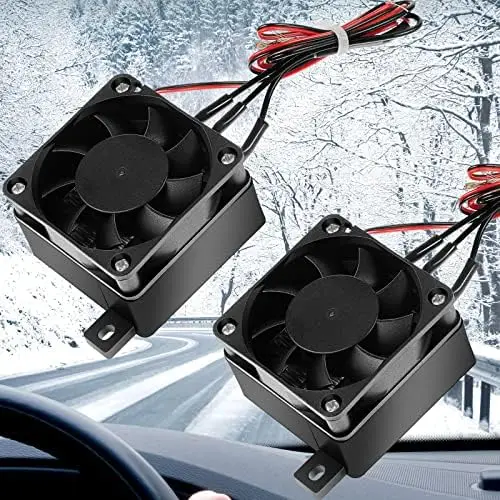 

Nezyo 2Pcs 12V 100W PTC Car Fan Heater – Energy Saving, Dual Mode, Compact Heating for Car & Small Spaces