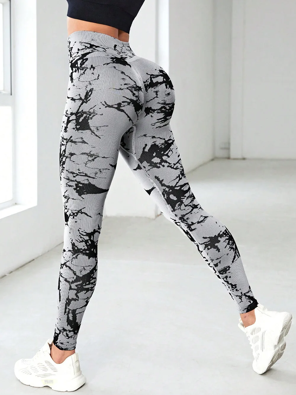 2024 Tie Dye Butt Lifting Gym Leggings Women High Waist Exercise Activewear Outdoors Sporty Leggings Women