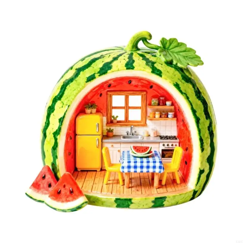 Cabinet Display Piece with Small Relief Scene for Refrigerator Use X3UC