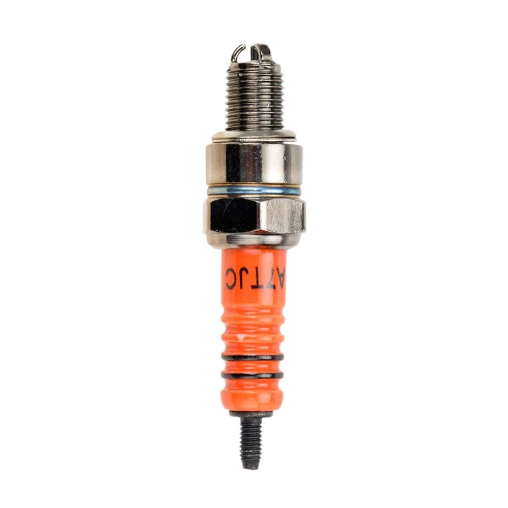 Motorcycle Spark Plug A7TJC Modification GY6 50Cc 70Cc 90Cc 110Cc 125Cc ATV Dirtbike 50 125 150Cc 3 Electrode Spark