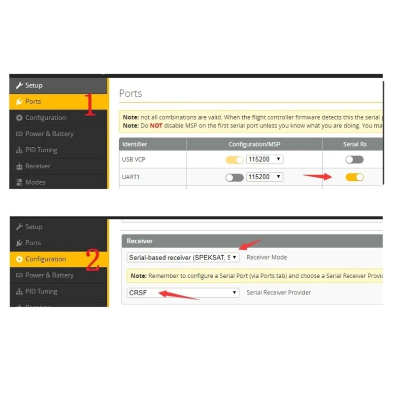 1 Set Ricevitore a lunga ELRS 915 MHz CRSF Open Source ad frequenza aggiornamento 24BB