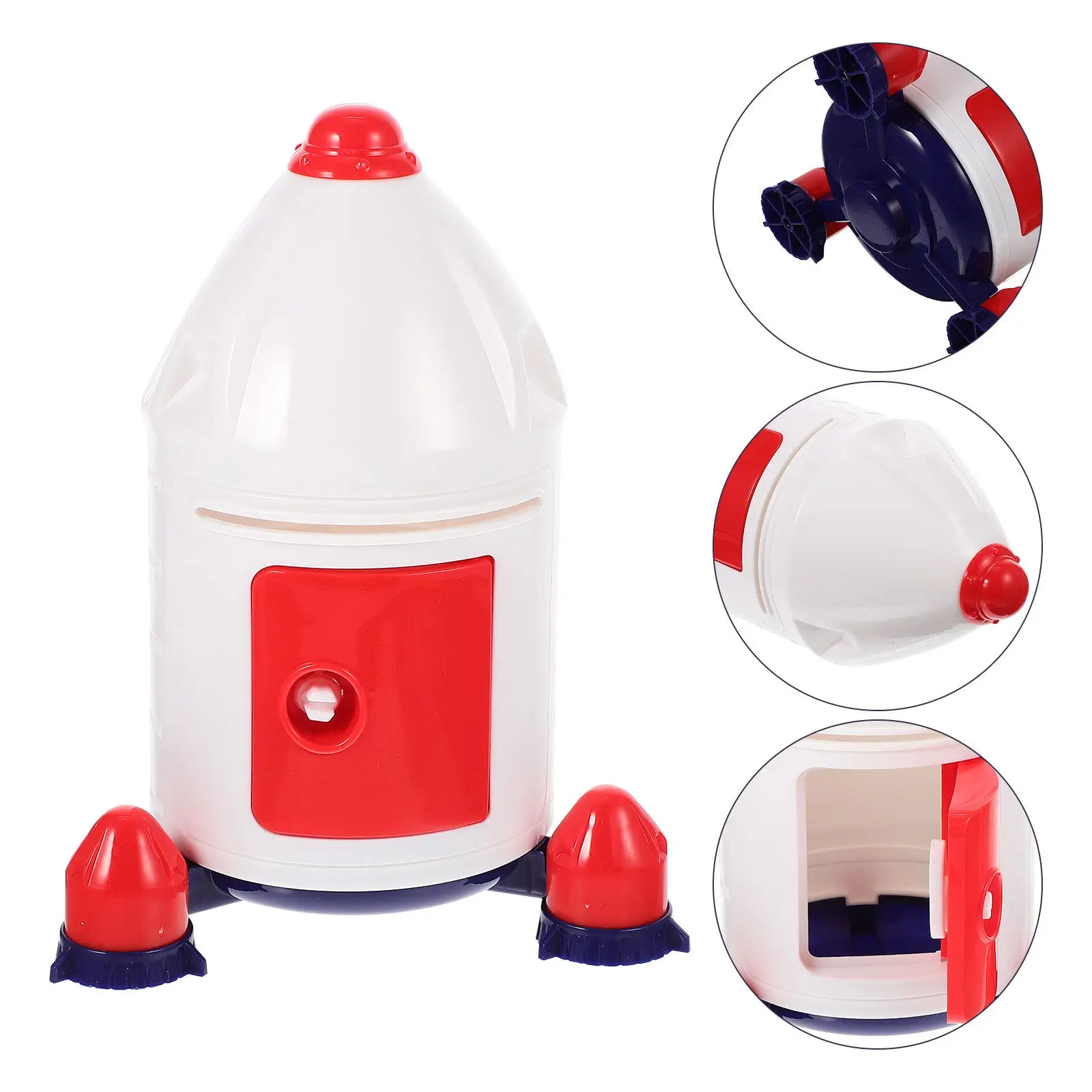 

Копилка-ракета: мультяшная копилка для монет, очаровательное украшение для детского стола, банка для накоплений, подарок для мальчиков