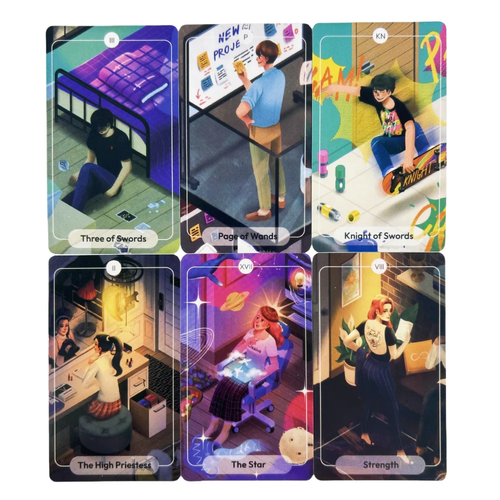 Hot Selling 78 Stories Tarot Cards English Board Game Playing Cards