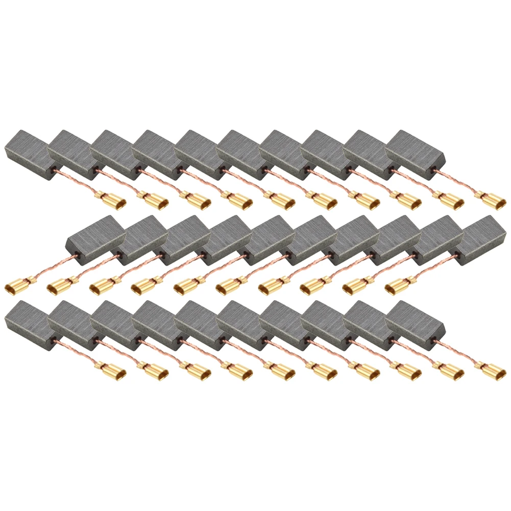 30pcs Carbon Brushes For Bosch GWS6-100 Dongcheng S1M-FF03-100A Angle Grinder Circular Saws Power Tools Carbon Brushes Parts