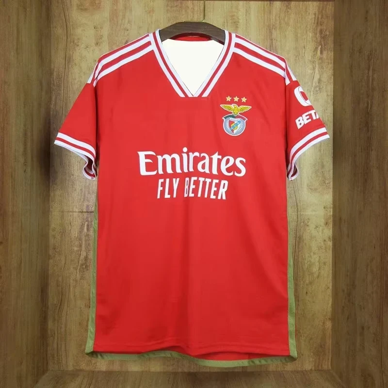 

25/26 Latest Benfica Home and Away Football Jersey 3D Printing Breathable and Comfortable Outdoor Sports Training Short Sleeves
