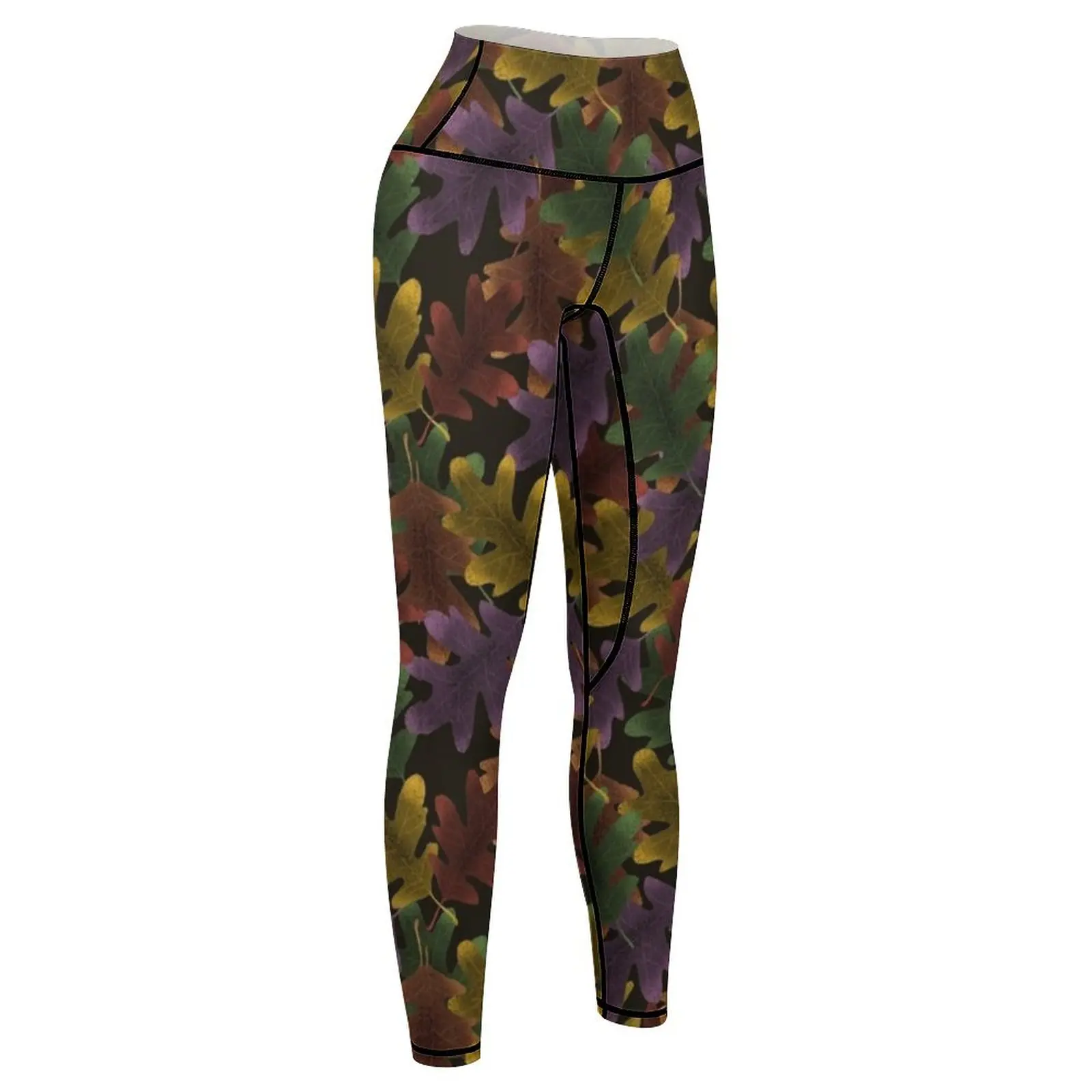 Autumn Oak Leaves Leggings Fitness clothing Sweatpants sport pants Womens Leggings