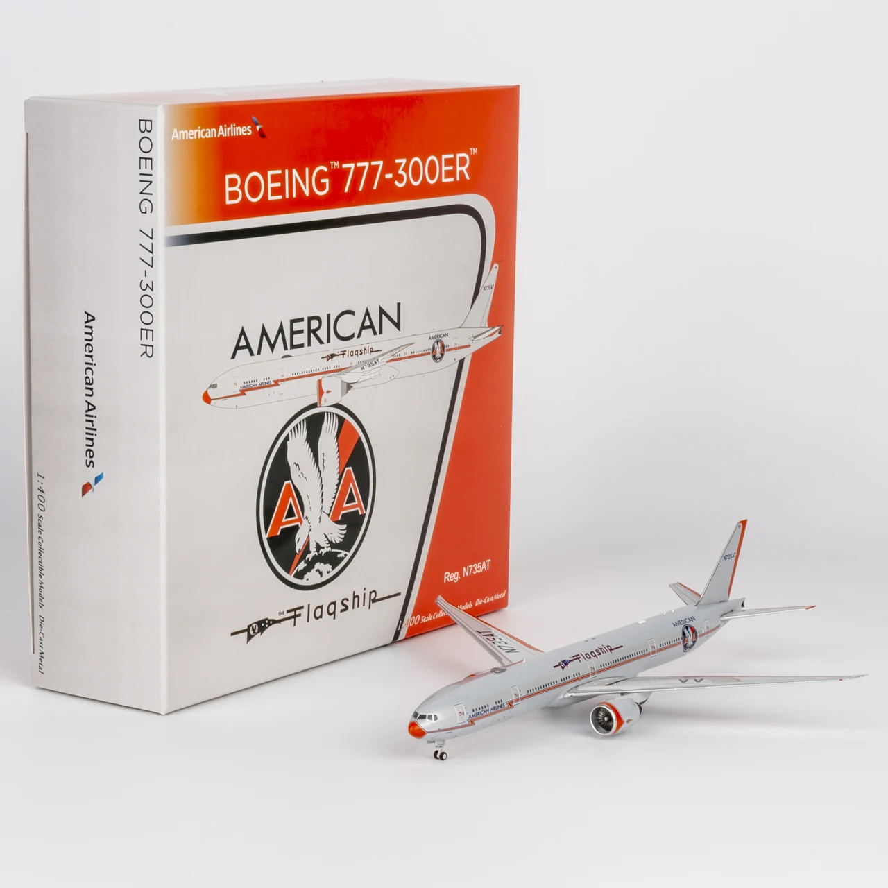 

73090 Alloy Collectible Plane Gift NG Models 1:400 American Airlines Boeing B777-300ER Diecast Aircraft Jet Model N735AT