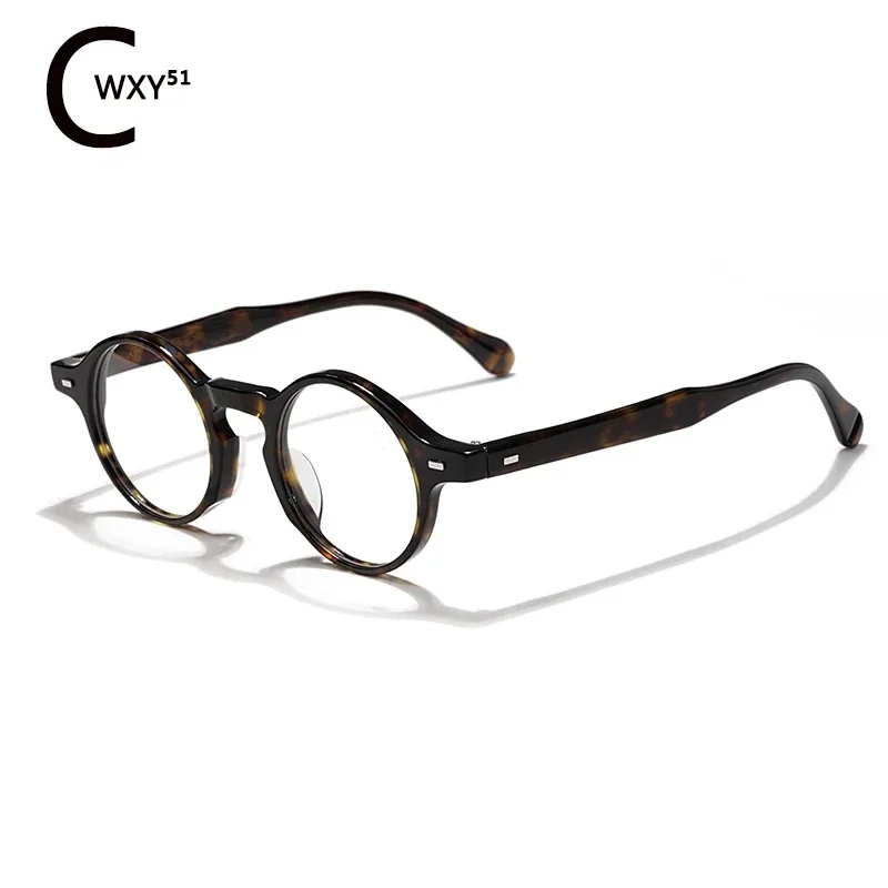 Tortoiseshell Small Round Frame Glasses Classic Fashion 532 Women Myopia Glasses Pilot Men Top Quality Acetate Frames