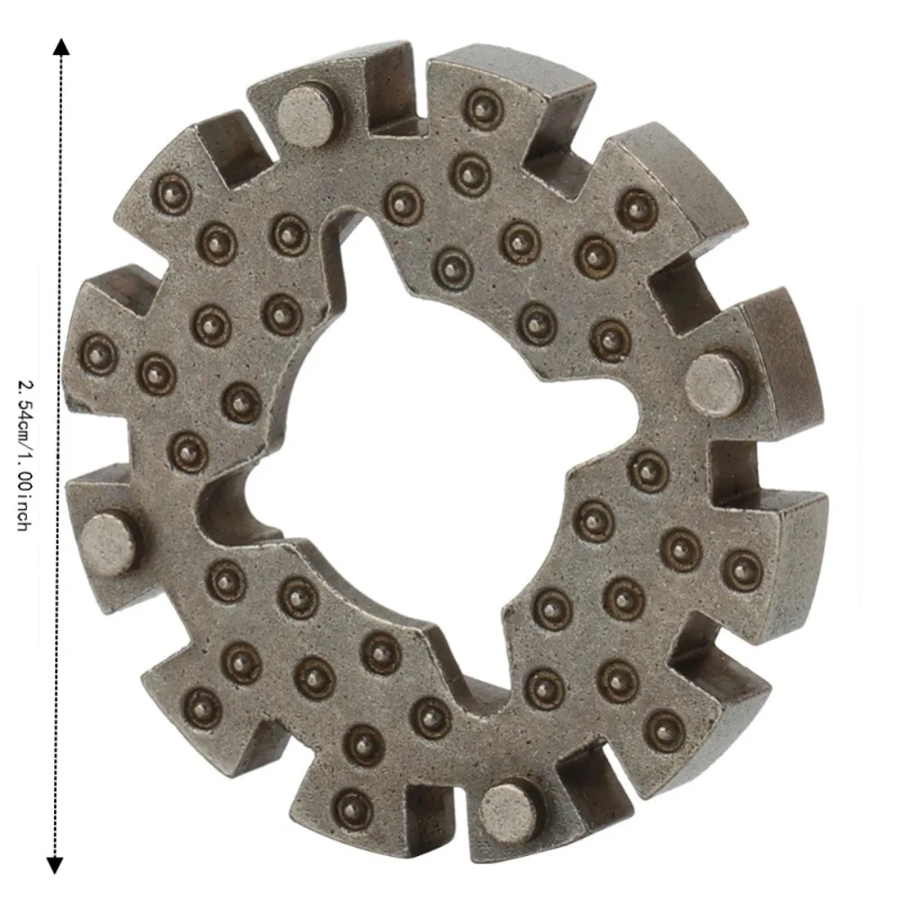 5pcs 1 Inch Diameter Universal Shank Converter Triangular Semi Circular Design Power Tool Accessories