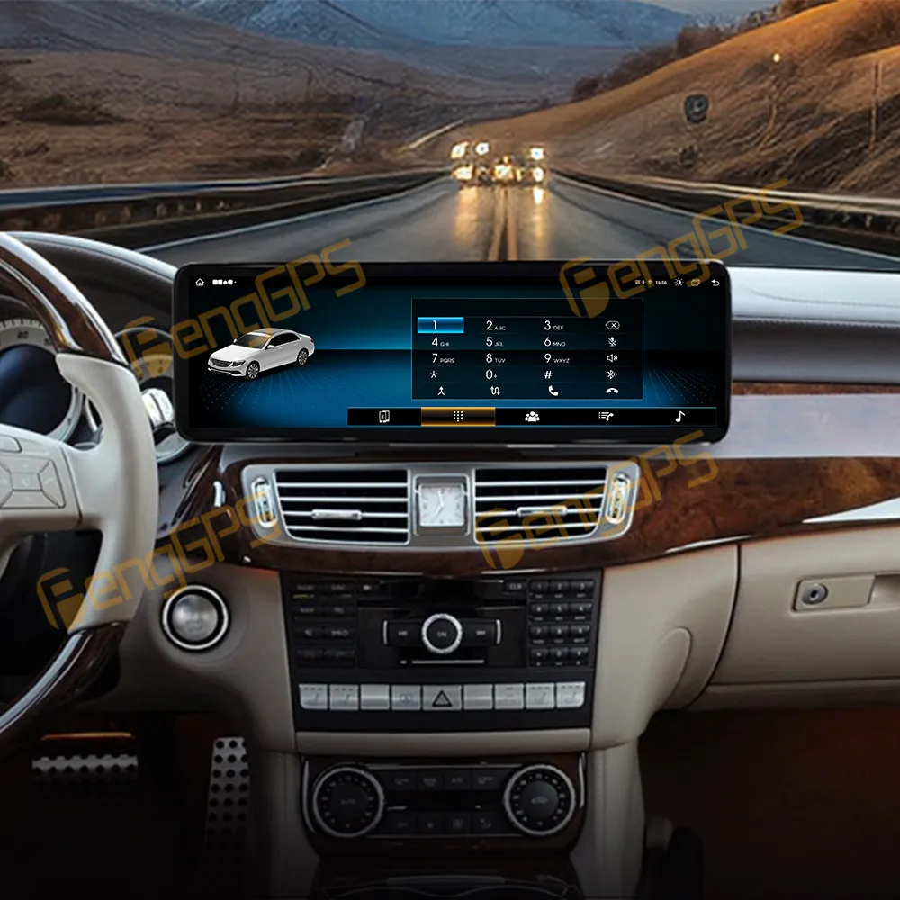 

Автомобильное радио CarPlay 14,9 дюйма, Android 14 для Mercedes-Benz CLS 2010-2011, мультимедийный плеер с сенсорным экраном, GPS-навигация, головное устройство DSP