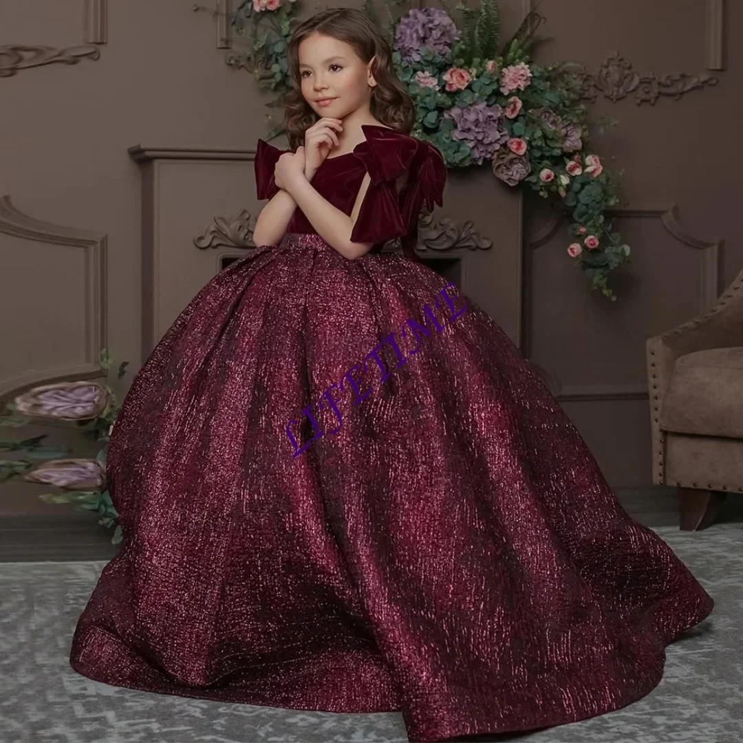 robe-de-bal-rouge-bordeaux-a-epaules-denudees-longueur-au-sol-robe-de-ceremonie-personnalisee-pour-demoiselle-d'honneur-anniversaire-premiere-communion