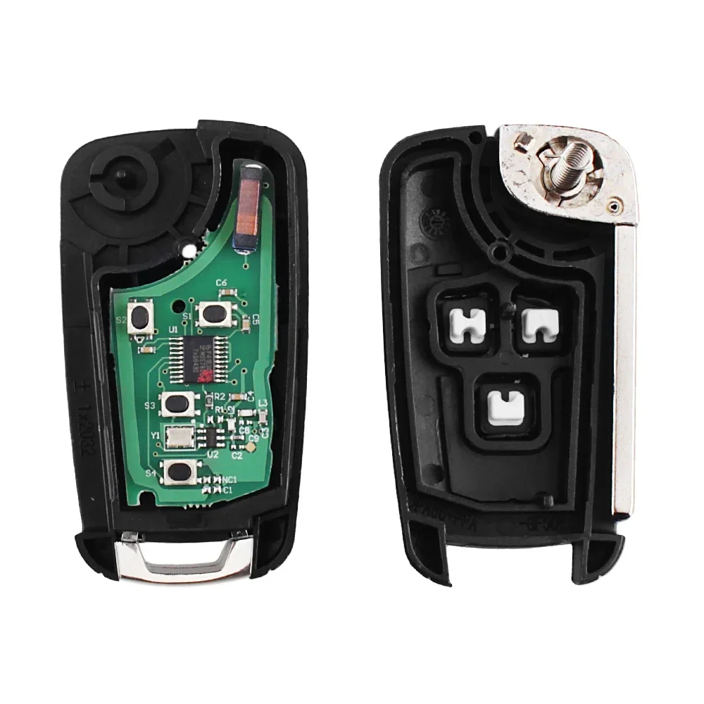 กุญแจรีโมทรถยนต์ KEYYOU สำหรับ Chevrolet Cruze Sonic Malibu Impala Equinox Camaro Orlando และ Opel Vauxhall 1 ชิ้น ใหม่ 315/433MHz ID46