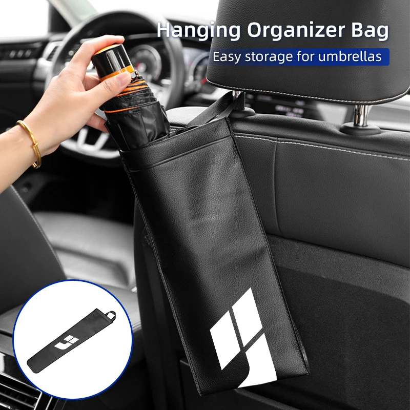 

Car Umbrella Storage Bag Leather Umbrella Holder Organizer Auto Accessories For Li L6 L7 L8 L9 ONE MEGA