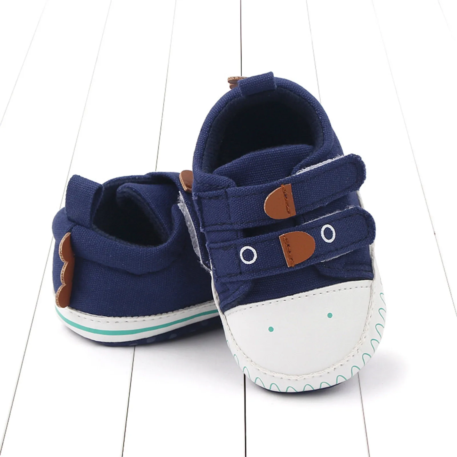 Spring Autumn Baby Toddler Shoes Boys Girls Flat Soles Light Comfortable Hook Loop Canvas Shoes 2023 New Arrival Baby Sneakers