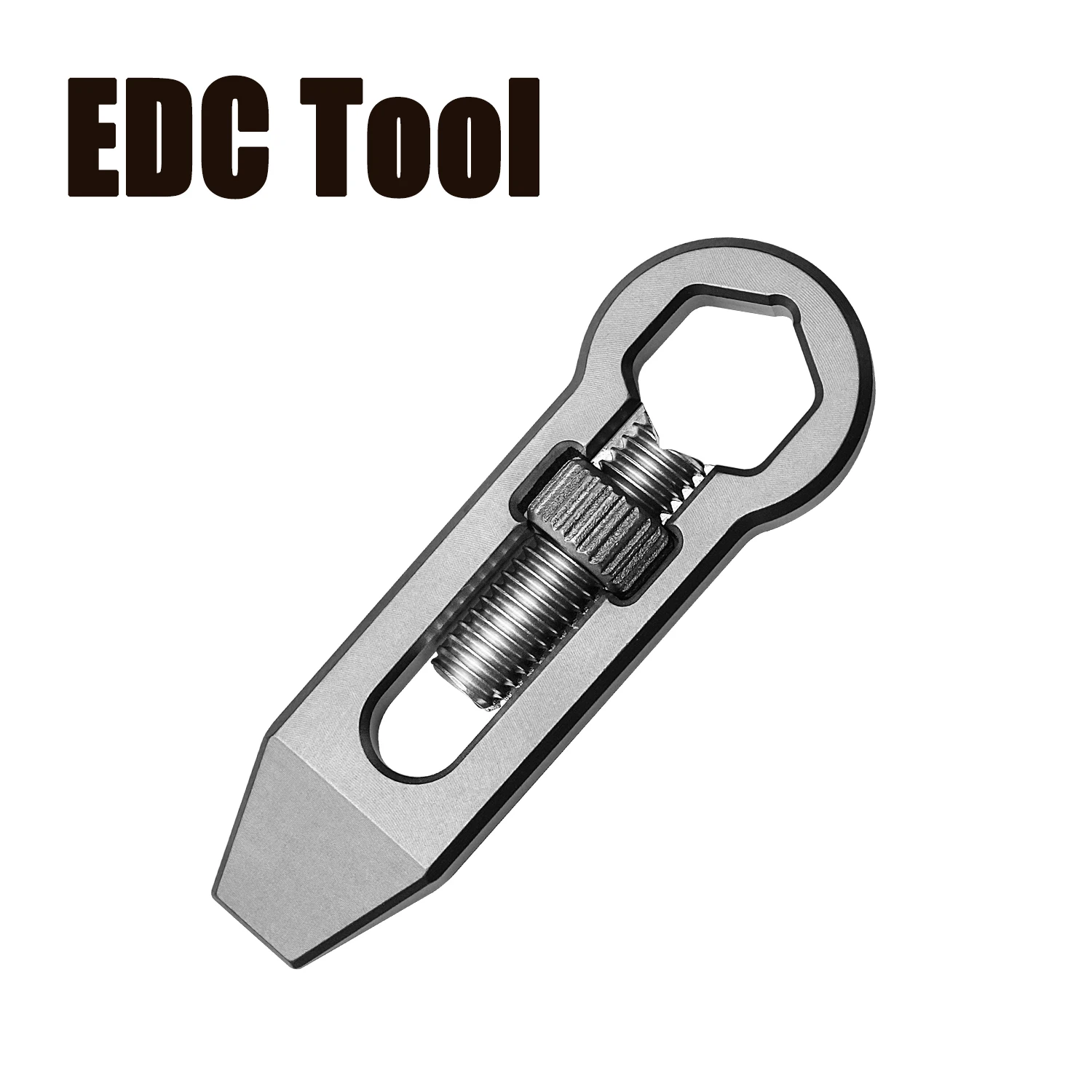

Mini hex wrench, titanium alloy pry bar, multifunctional EDC tool
