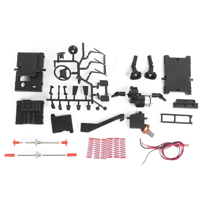 Para mn98 mn98k kit versão 4wd rc carro 1/12 escala defender carro de controle remoto elétrico com luz led para crianças e adultos