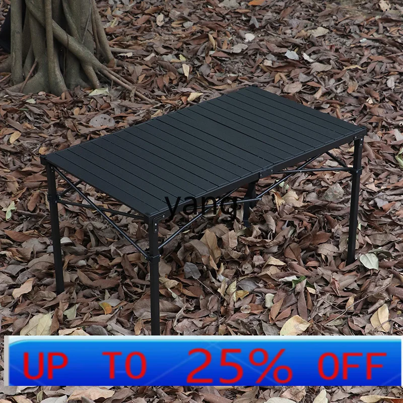 LMM Outdoor Camping Storage Egg Roll Table Convenient Promotion Stall Table
