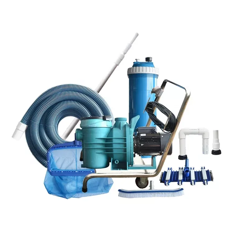 Hight Power Full Set Swimming Pool Equipment Water Pump Cleaners Tools Filter Pool Accessories