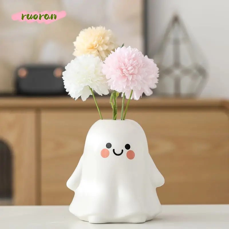 Ceramic Vase Set for Dried Flowers Artificial Flowers Hydroponic Home Decor Desktop Ornament for Living Room Gift