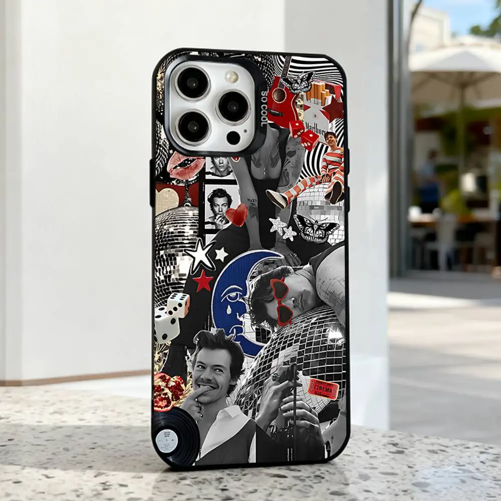 HaRRy Styles-S Music  Black Phone Case Compatible with iPhone 17 16 15 14 13 12 11, Pro, Max, Plus, E, Air, Mini - view 3