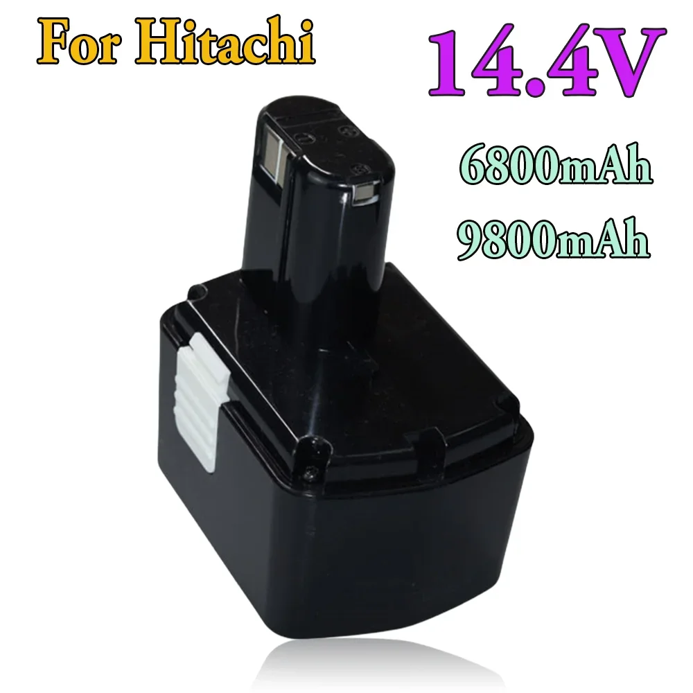 For Hitachi power tool battery 14.4V 9.8Ah NI-NH suitable screwdriver battery EB1414S 319104 319933 EB1412S EB1420RS DH 14DL