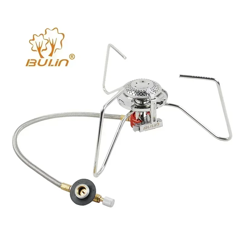 Bulin Folding Portable Camping Gas Stove Outdoor Split Stove Hiking Backpacking Survival Gas Burners