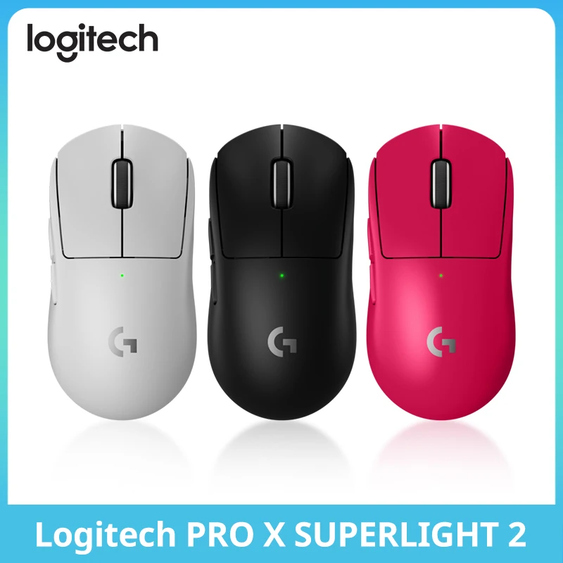 Logitech G PRO X SUPERLIGHT 2 Wireless Gaming Mouse, 44,000 DPI, 888 IPS, 5 Programmable Buttons, Esports Edition