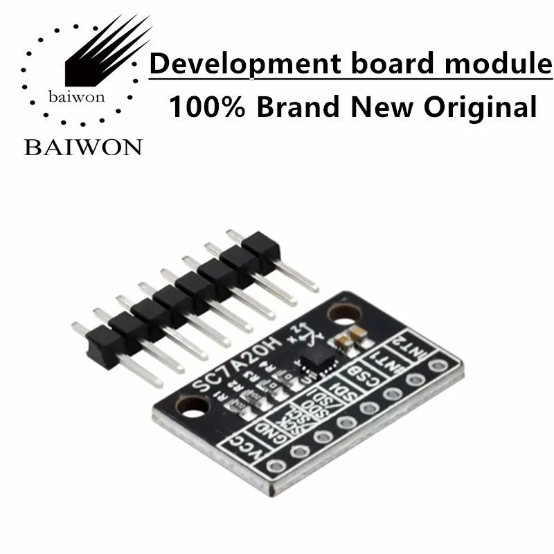 SC7A20H high-precision three-axis gravity acceleration tilt angle sensor module IIC/SPI transmission