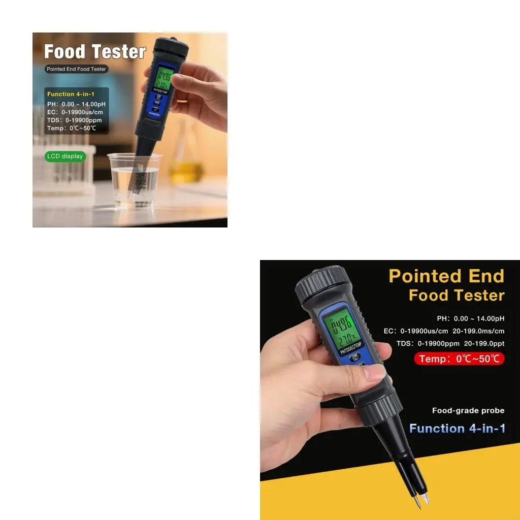 

Handheld Testing Tool For TDS Temperature Measurement LCD Display