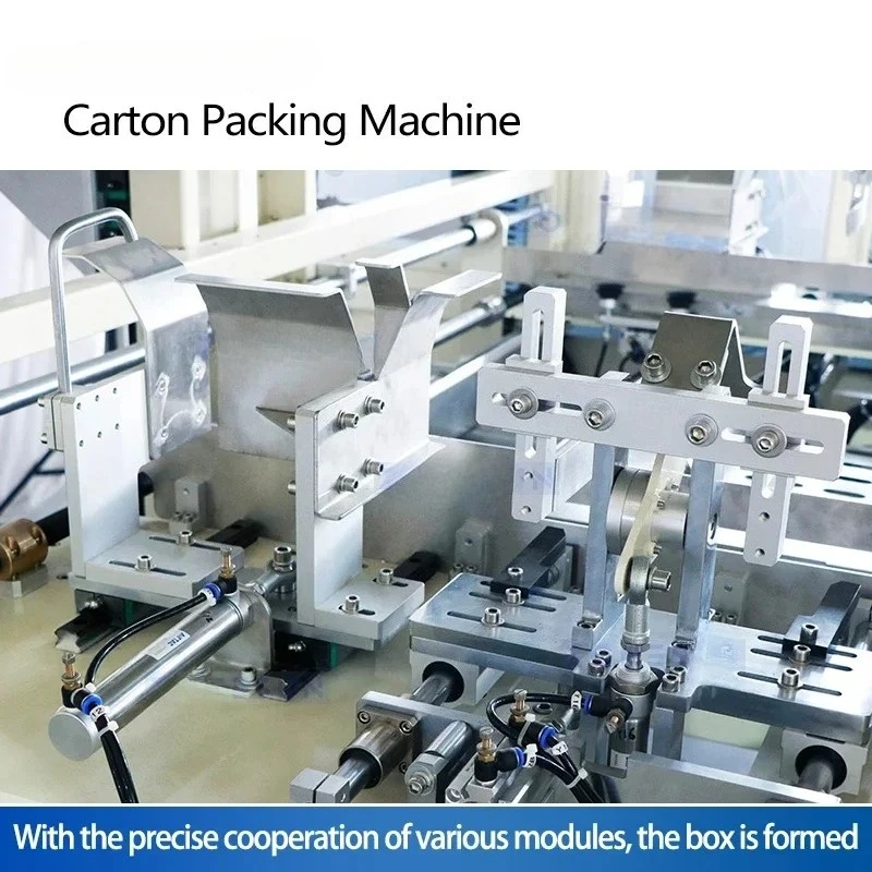 ZS-BFM2 Carton Folding Machine Automatic Carton box Packaging Cartoning machine