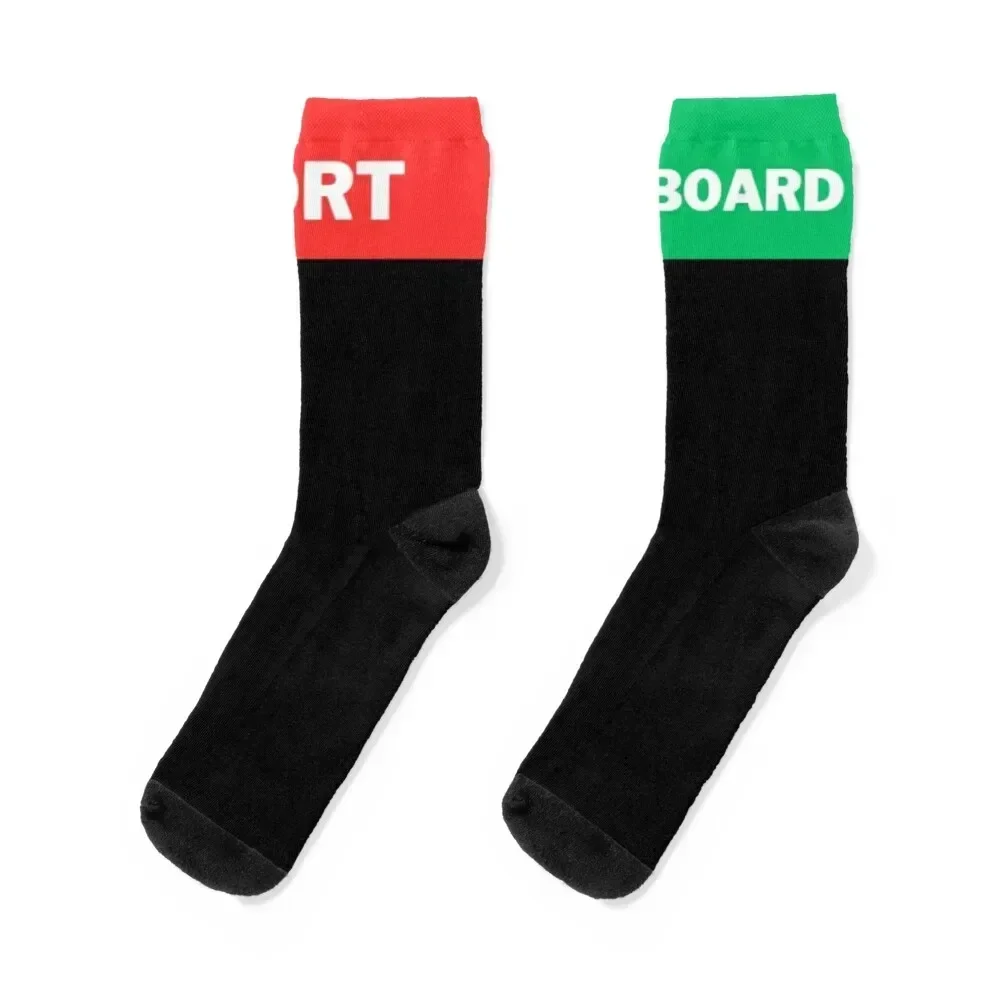 

Port & Starboard Socks anime funny gift colored short Socks Men's Women's