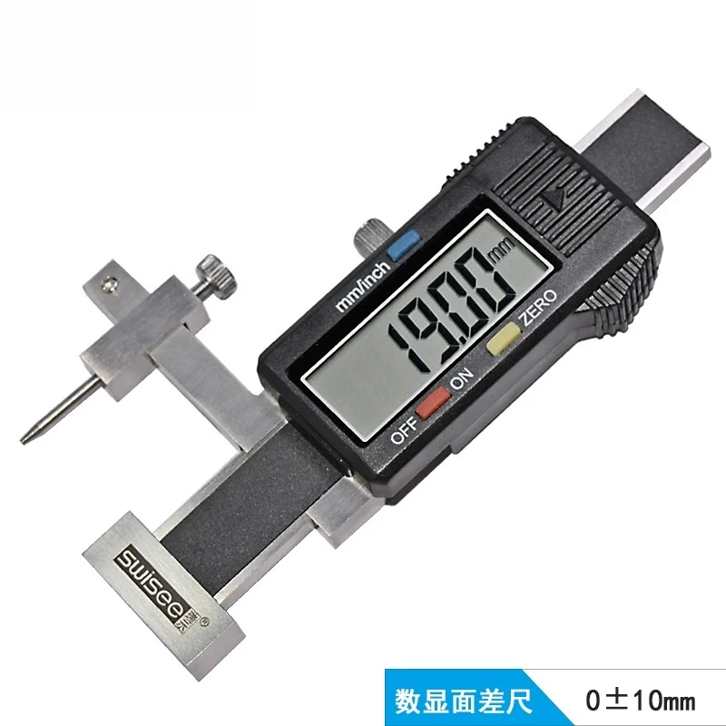Digital Step Gauge 0-20mm Electronic Surface Gap Height Difference Measuring Tool